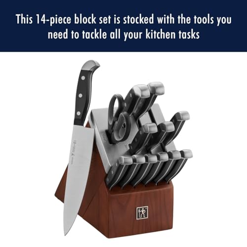 HENCKELS Statement Razor-Sharp 14-Piece Knife Set, German Engineered Knife Informed by over 100 Years of Mastery