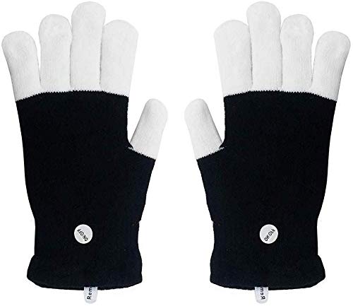 Luwint Kids LED Gloves Finger Light up Gloves - Flashing Autistic Cool Toys for Boys Girls, Children 3-7 Years