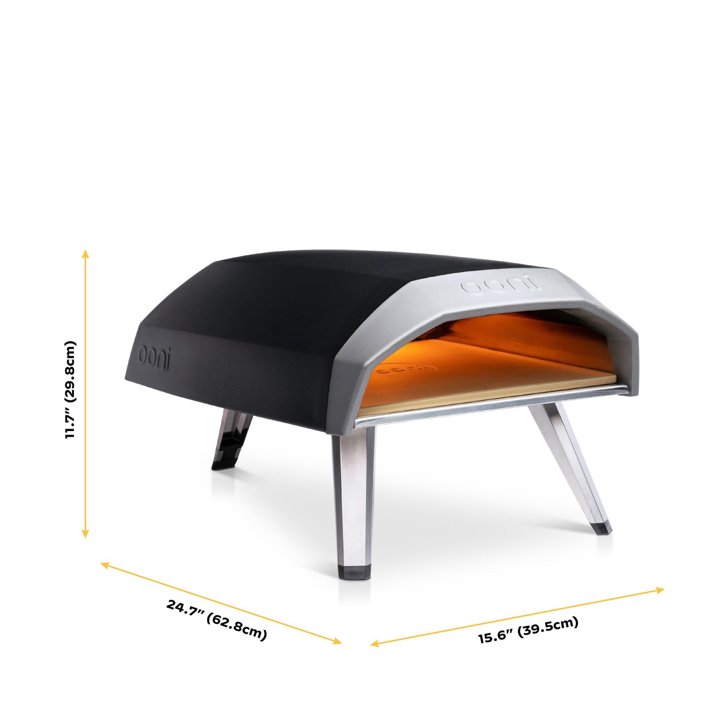 Ooni Koda 12 Gas Pizza Oven - Ultimate Pizza Oven Bundle - 12" Perforated Peel, Koda 12 Cover and Digital Thermometer Included