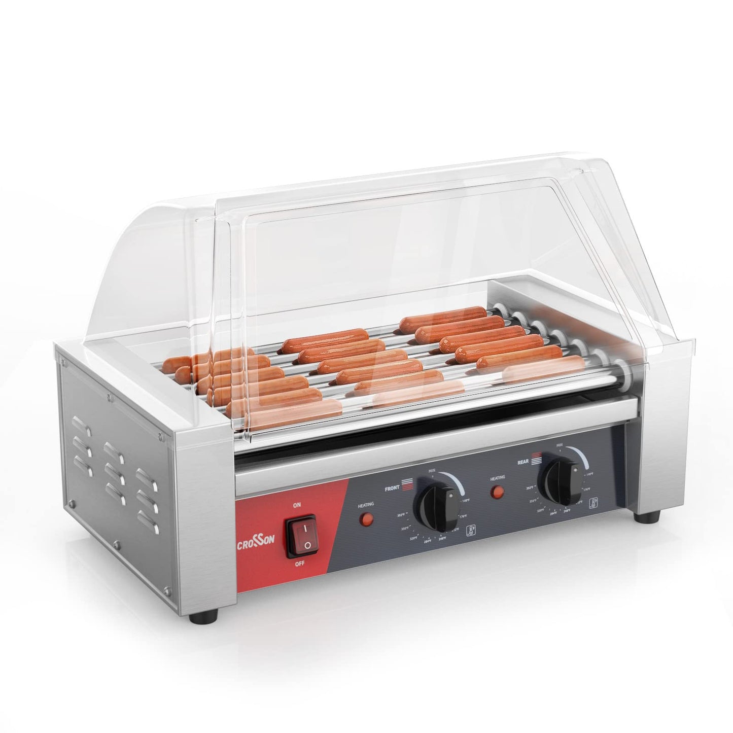 Hot Dog 7 Roller and Commercial Electric 15Lbs Deep Fryer