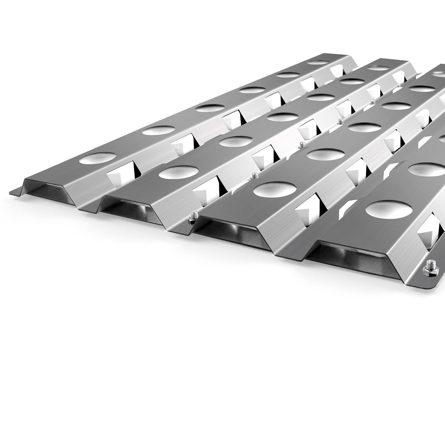 Folocy 18.125" Grill Burners Grill Briquette Tray for Alfresco ALX2-30C, ALX2-42C, ALX2-42RFG, ALX2-56, ALX2-56BFG, BBQ Pipe Tubes Ceramic Briquettes Grill Replacement Parts Stainless Steel