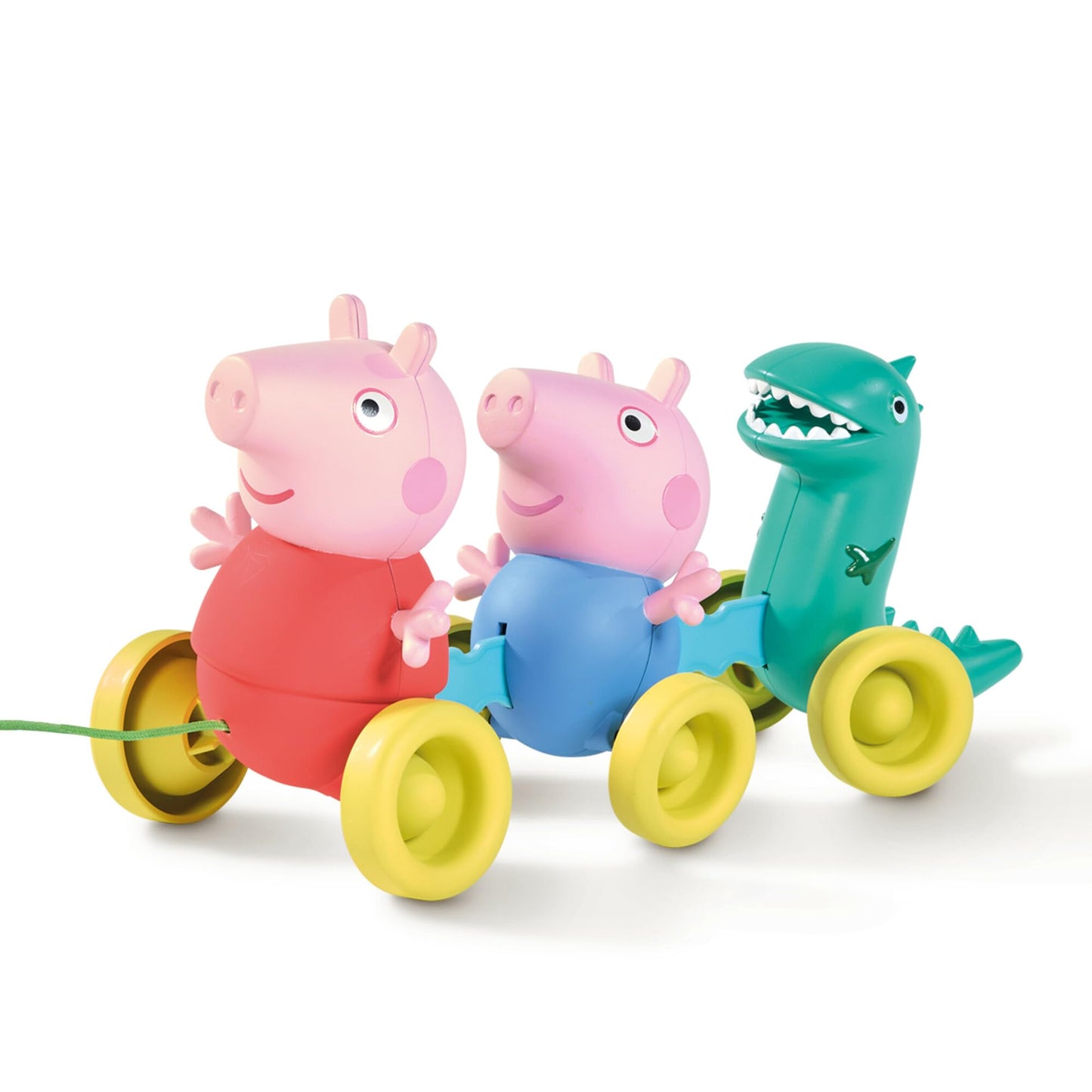 Toomies Grow with Peppa Pig - Pull Along Peppa - Peppa Pig Musical Walking & Crawling Baby Toy with Wheels - Baby Musical Toys with Wibble Wobble Action - 18 Months & Up (E73527)