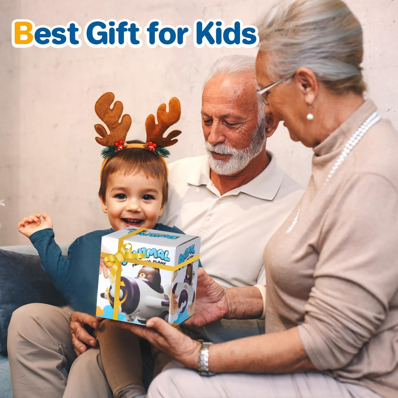 iValea Airplane Toys for Toddlers 1-3: Press and Go Cars Toys for 1 2 Year Old Boy - Christmas Birthday Gifts for 1 2 3 Year Old Boys Girls Toddler Toys Age 1-2