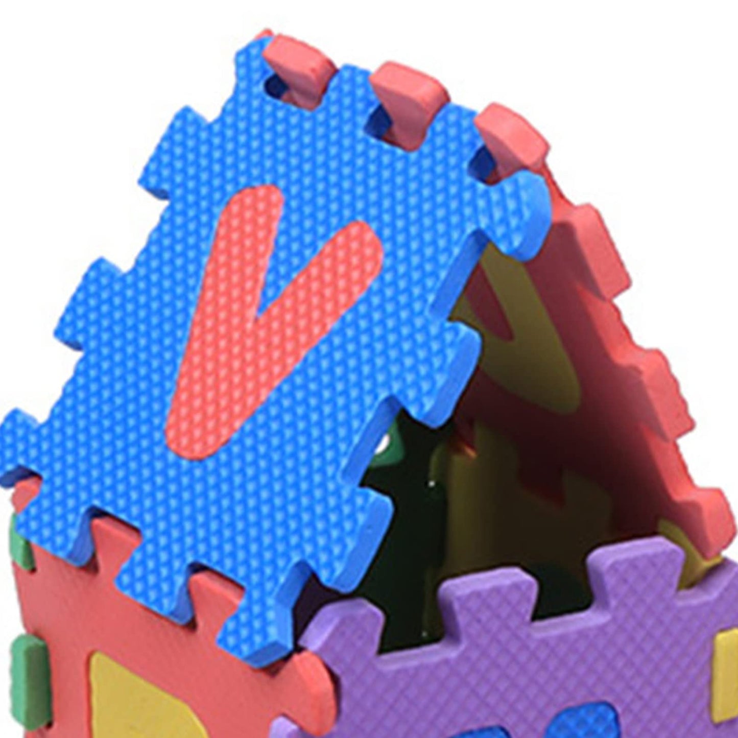Foam Mat Floor Tiles, Kids Puzzle Exercise Play Mat Children Foam Padding Cushioned Rug Flooring Gym Colorful Mats Interlocking Letters Numbers Toy Toddler Infant Baby Girls Boys Yoga Playrooms 36pcs