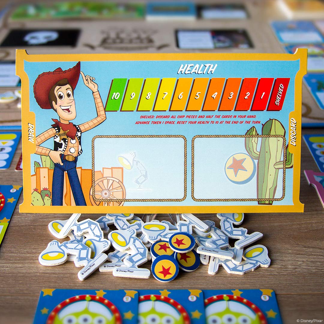 Disney Pixar Toy Story Cooperative Deck-Building Game | Family Board Game Featuring Characters and Artwork from Toy Story Movies and Short Films | Officially Licensed Disney Pixar Merchandise