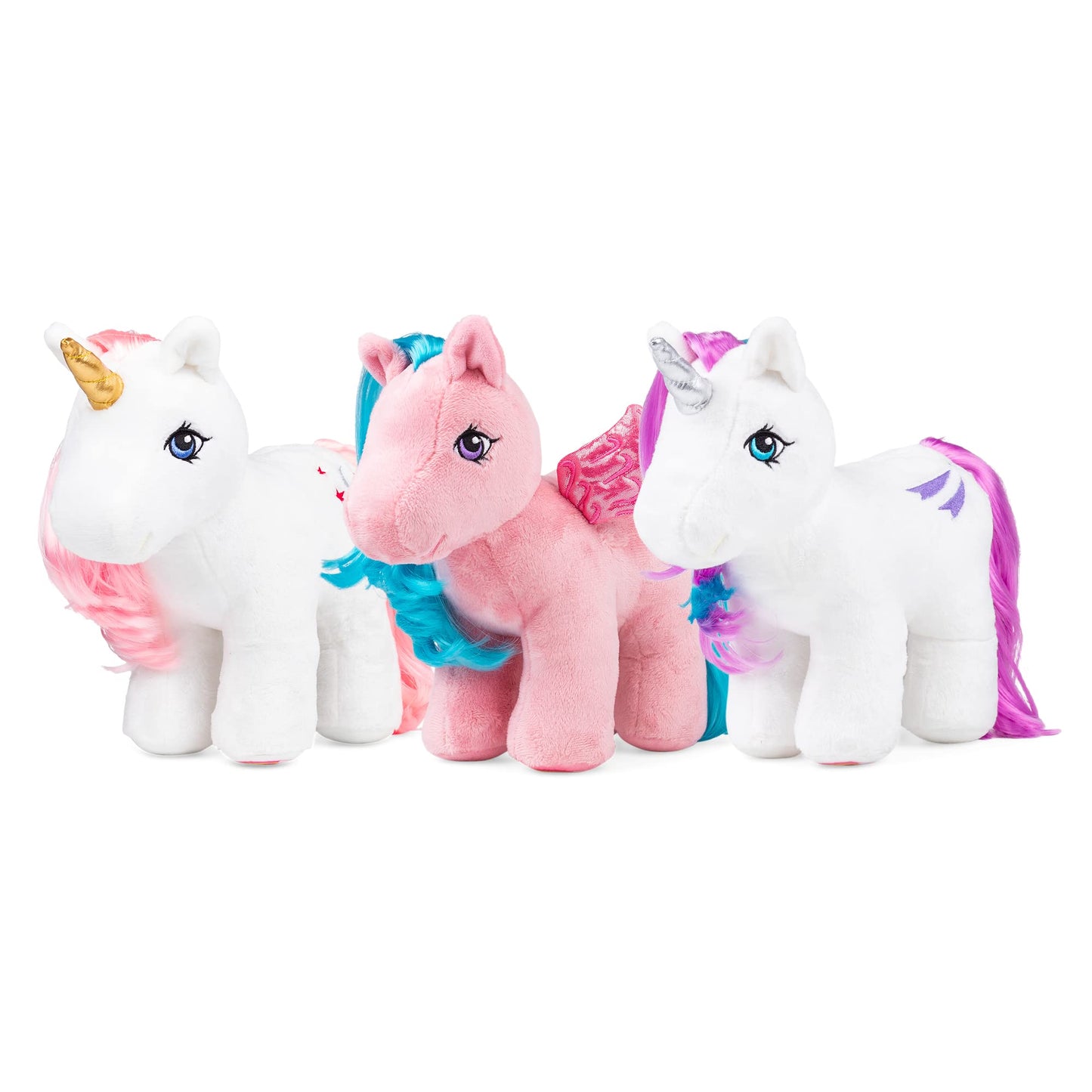My Little Pony Unicorn and Pegasus Plush - Moondancer - Collector Plushie, Retro Stuffed Toy Animal, Kid, Toddler, Girl, boy, Mom, Birthday, Ages 3+