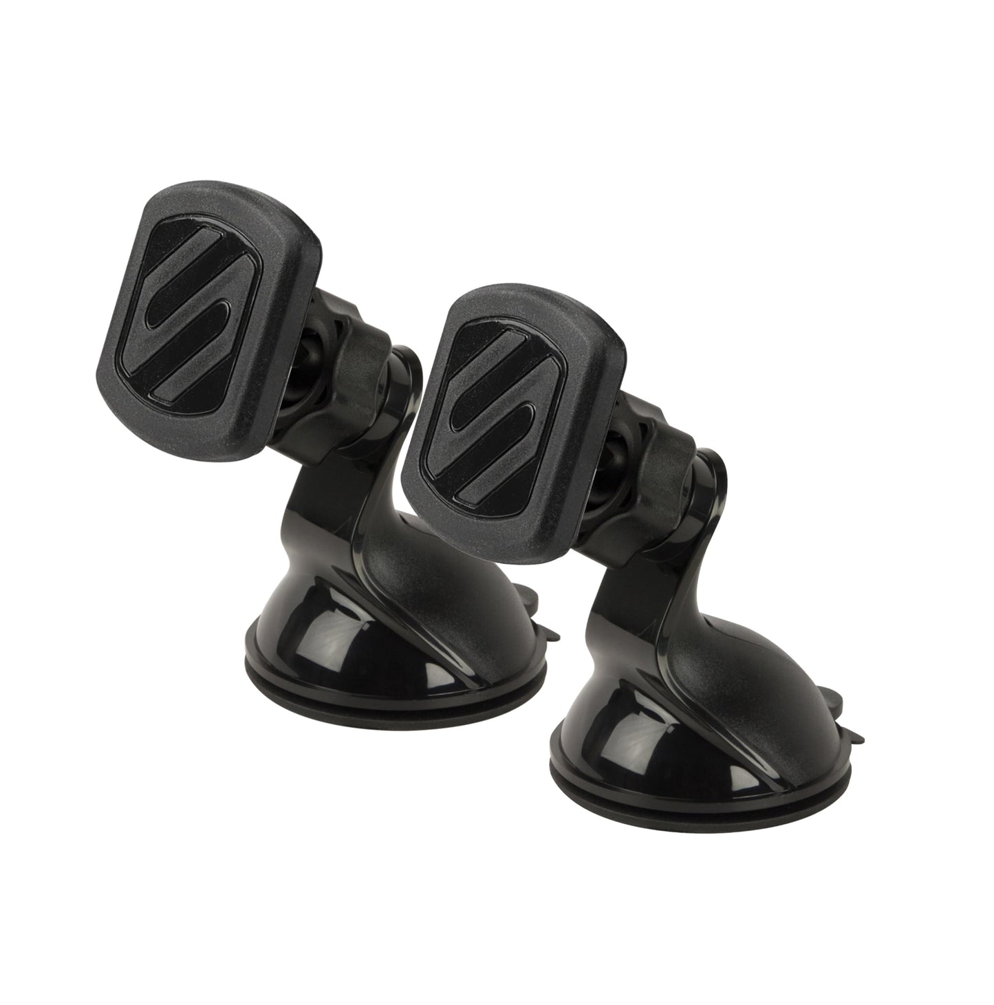 Scosche MXDM Magnetic Phone Holders for Your Car, Dashboard Cell Phone Holder with Extra Strong Magnet and Thick Metal Plate, Car Mount Cellphone Stand Compatible with iPhone, Samsung and More, 2 Pack