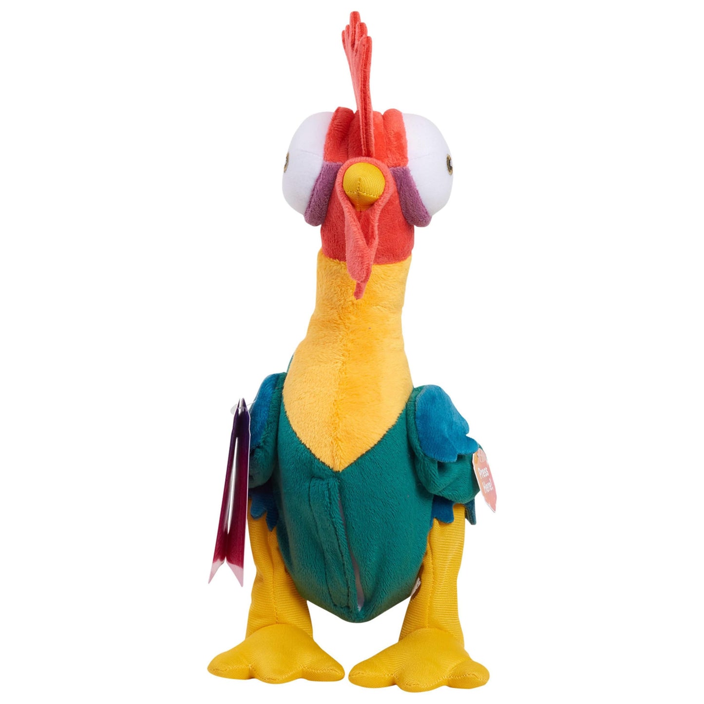 Moana 11-inch Hei Hei Feature Small Plush with Sounds and Dancing, Stuffed Animal, Pretend Play, Kids Toys for Ages 3 Up by Just Play