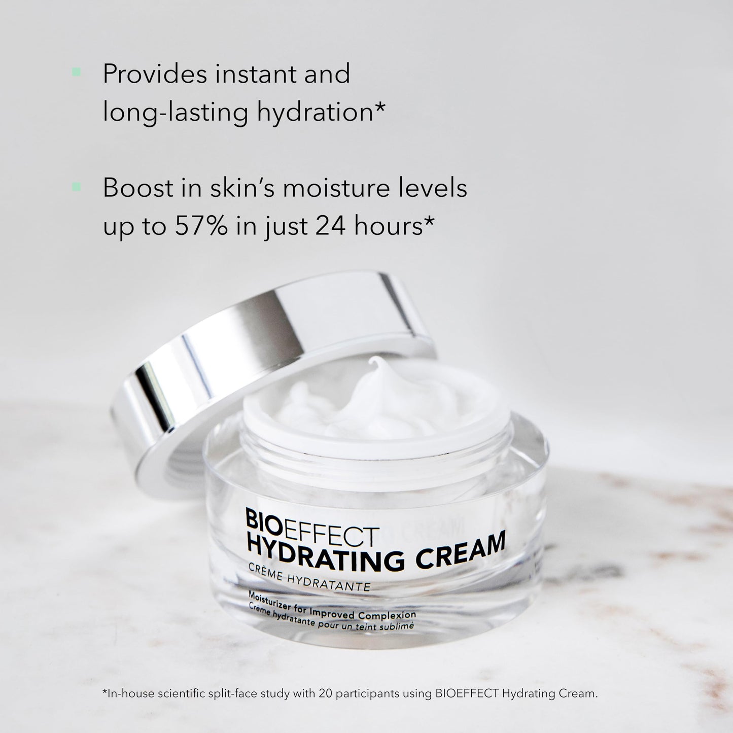 Bioeffect Hydrating Cream Moisturizer | Lightweight Oil-Free Water Cream with Pure Icelandic Water, Hyaluronic Acid & Vitamin E to Smooth & Plump Skin | Fragrance-Free, 50 mL / 1.7 oz
