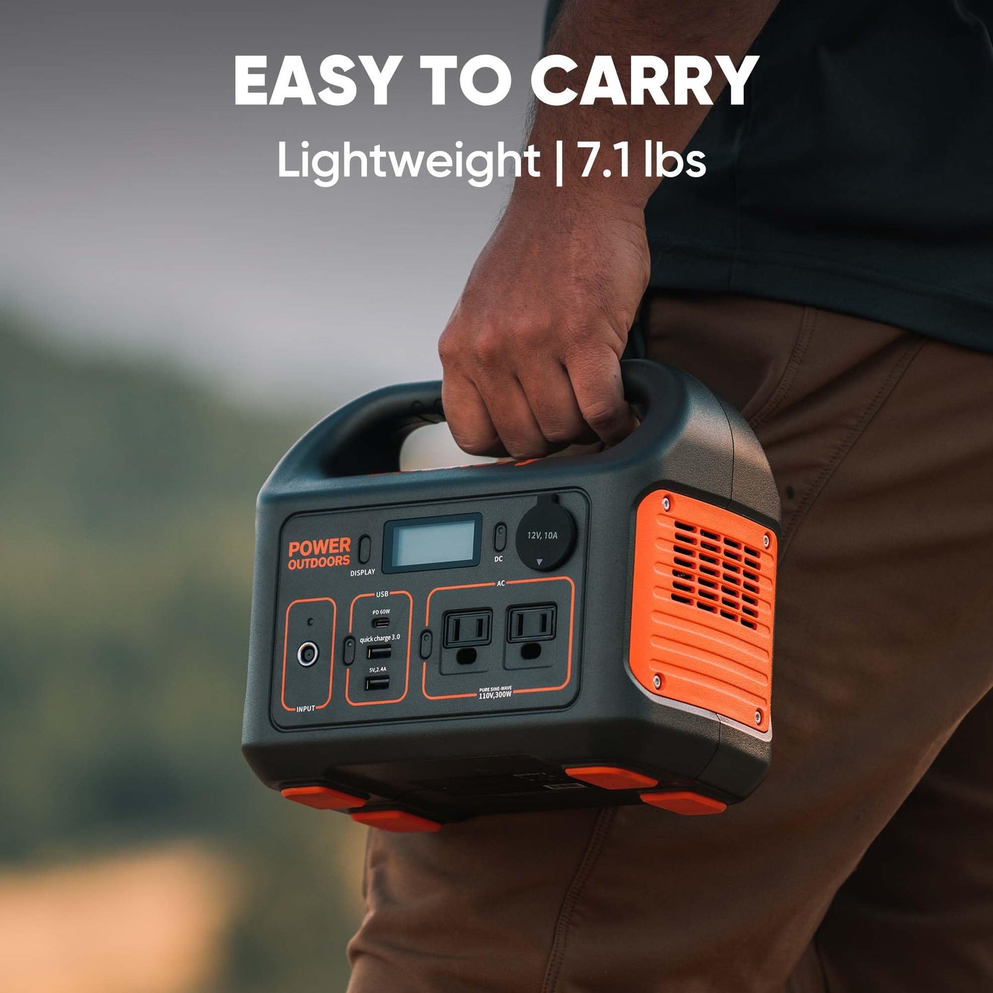 Jackery Solar Generator 300, 293Wh Power Station with 40W Solar Panel, 300W Pure Sine Wave AC Outlet for RV Outdoors Camping Travel Blackout