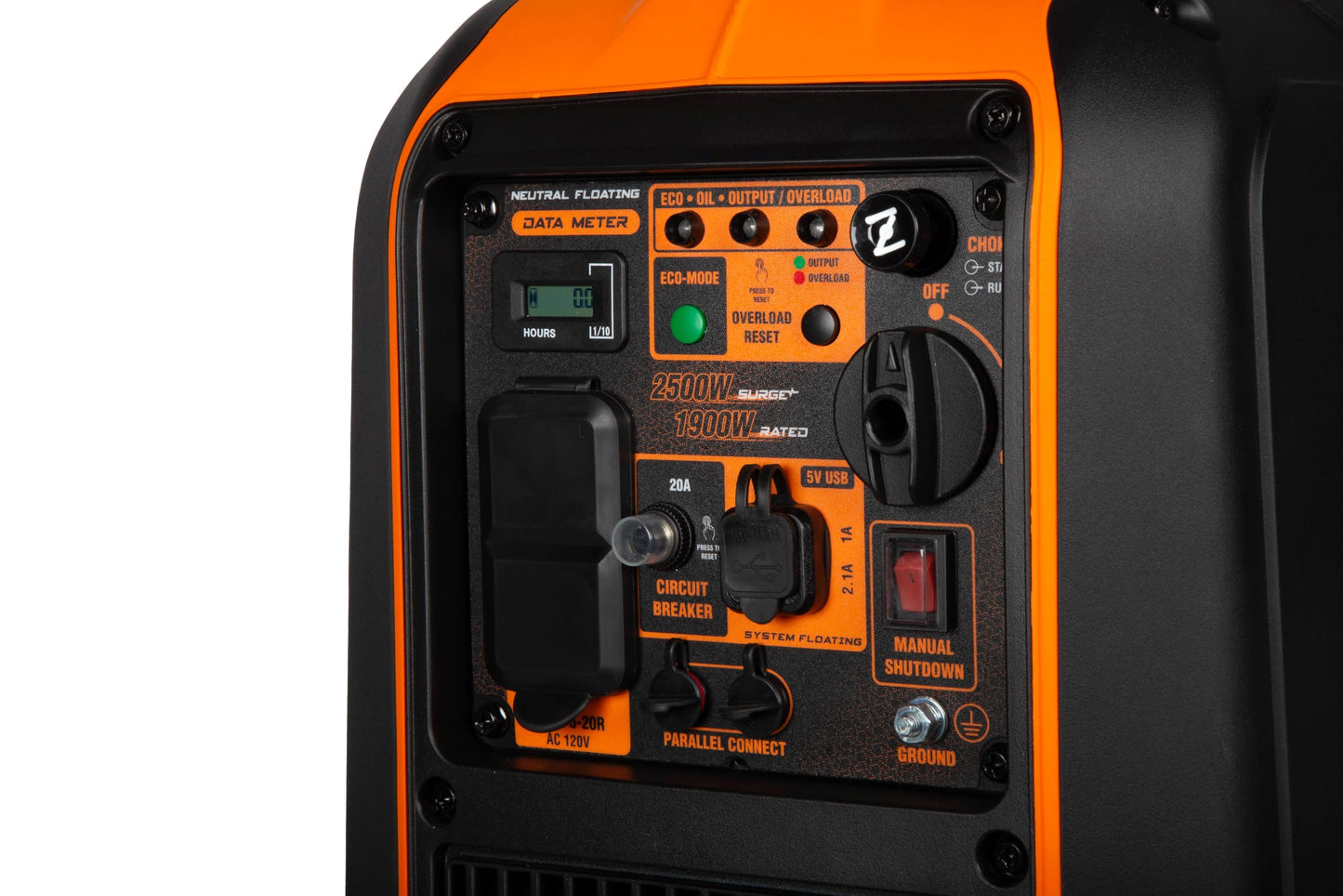 WEN 2500-Watt Inverter Generator, Quiet, Portable, and Lightweight with Fuel Shut Off (56250i)