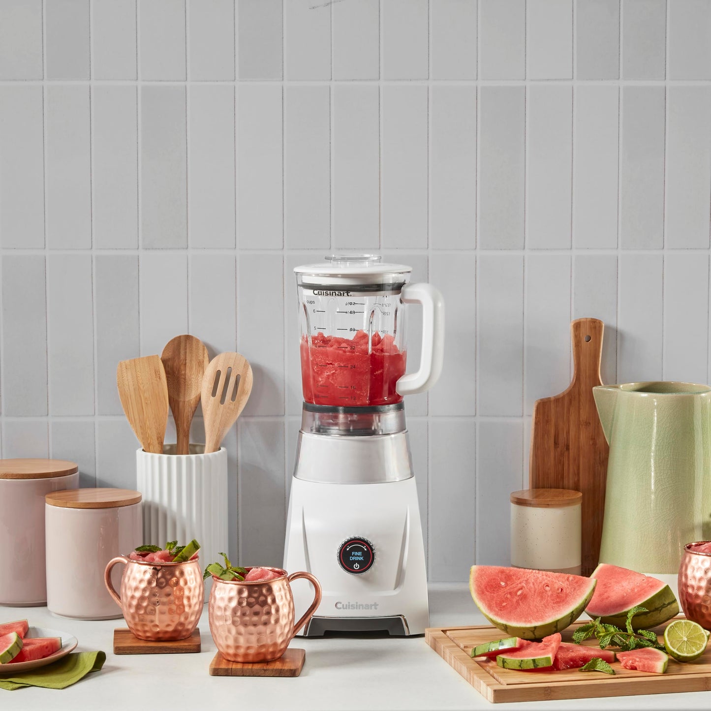 Cuisinart Hurricane® 48 oz Glass Jar Digital Blender, Manual 5 Speeds, 6 Presets - Smoothie, Pulse, Milkshake, Cocktail, Ice Crush, and Clean, BL-200