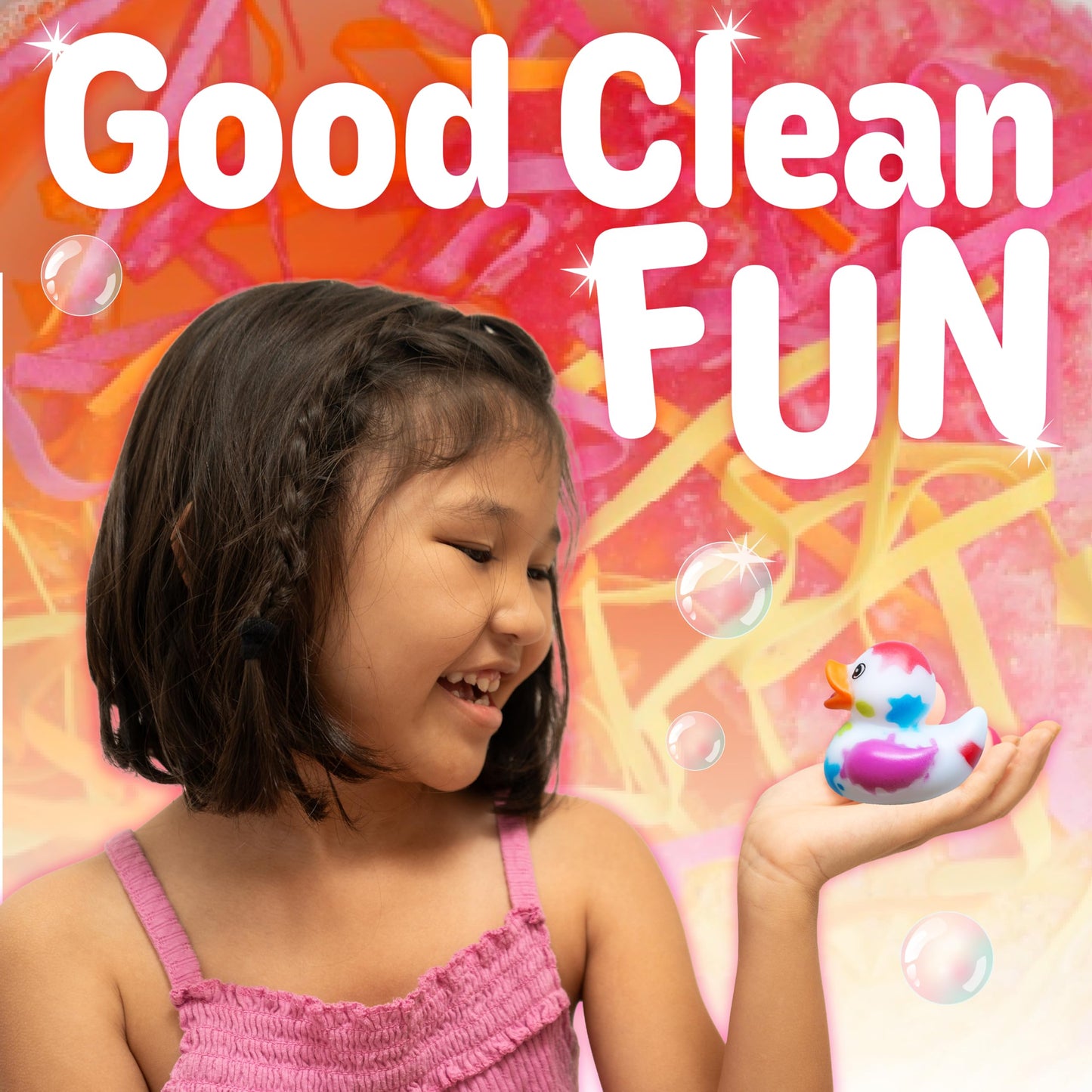 Creativity for Kids Soap Noodles Bath Art Studio – Bath Crayons, Soap Paint, Color Fizz & Confetti with Mold-Free Rubber Duck | Washable Bathtub Art & Sensory Toy Set for Toddlers and Kids (Ages 3+)