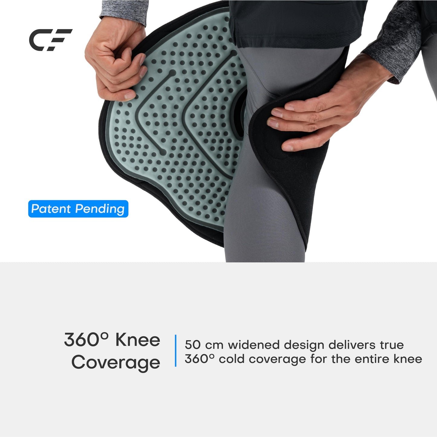 CRYOFORCE CF-3 Pro Cold Therapy Machine, 16.8QT Large-Capacity Ice Therapy System for Full Knee & Shoulder Coverage, Programmable Recovery System for ACL, TKR & Sports Training