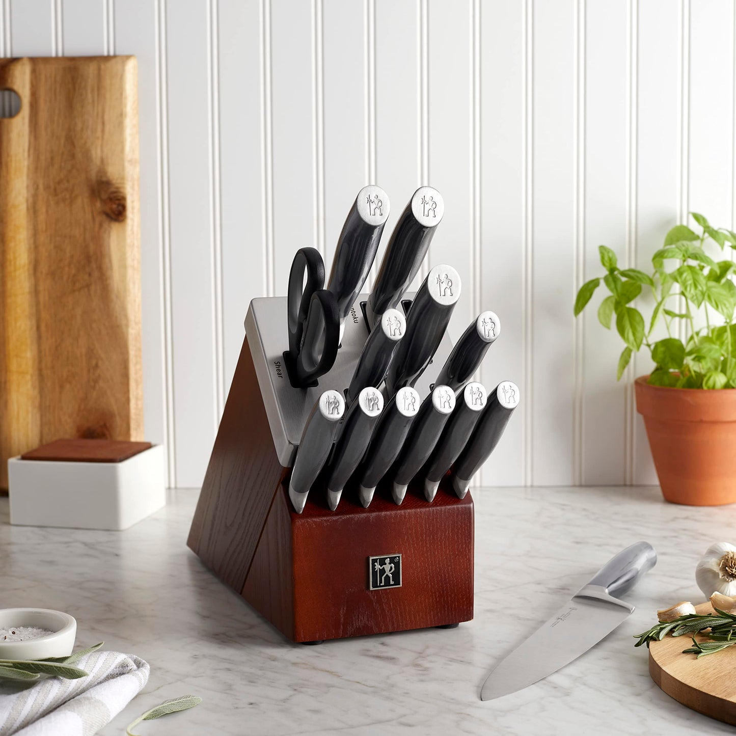 J.A. Henckels International Graphite 14-pc Self-Sharpening Block Set