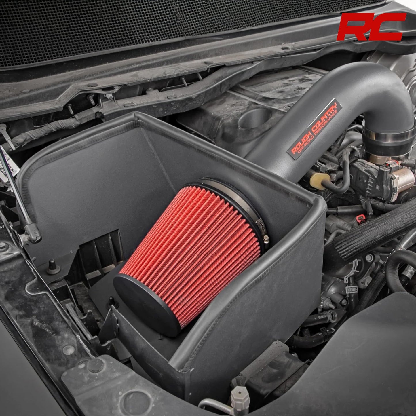 Rough Country Cold Air Intake for Ram 1500 (2019-2024) 5.7L Engine - Increases Horsepower, Towing Power & Acceleration