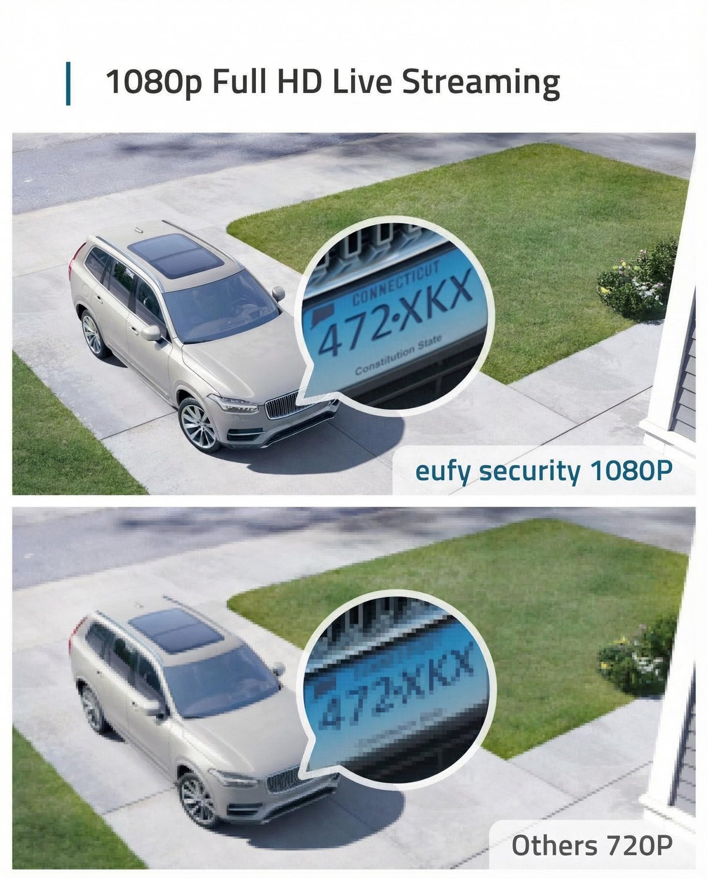 eufy Security, eufyCam 2C 3-Cam Kit, Security Camera Wireless Outdoor, Home Security System, HomeKit Compatibility, 1080p HD, IP67, Night Vision, Motion Only Alert, No Monthly Fee