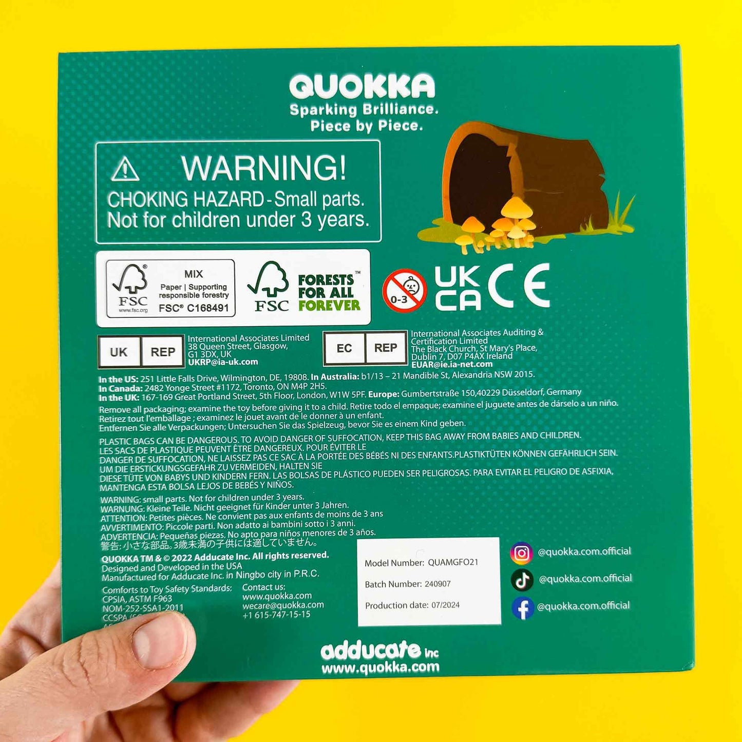 QUOKKA Travel Magnetic Puzzles for Toddlers 1-3 – 20+Pcs Forest Game with Extra-Long Play Book – Fun Travel Game Toy for Kids Ages 3-5 – Strong Magnets for Car Activities – Fun Toddler Puzzle Ages 2-4