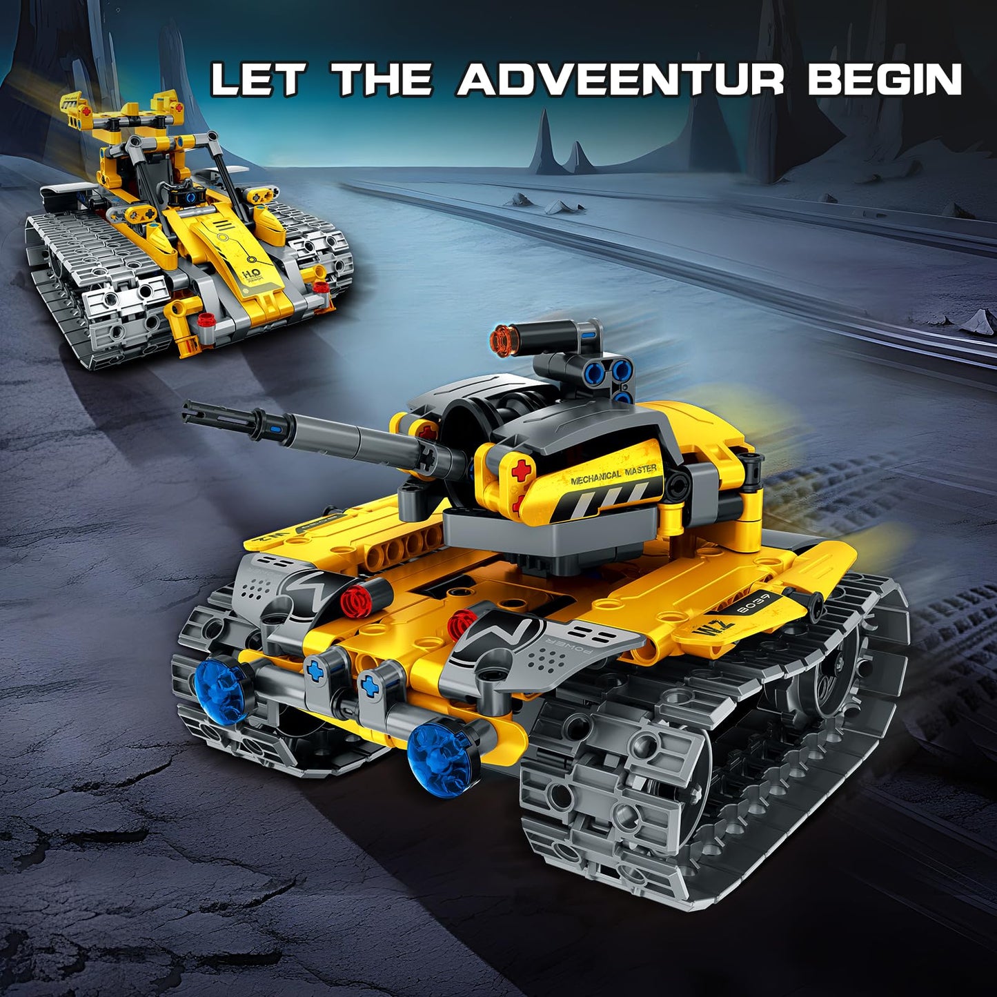 Mibido STEM Robot Building Kit Gift for Boys Ages 8-12 with Remote Control, Technic Coding Robotic Toy for Kidsā Birthday, Buildable 5-in-1 Models with 488 Pieces
