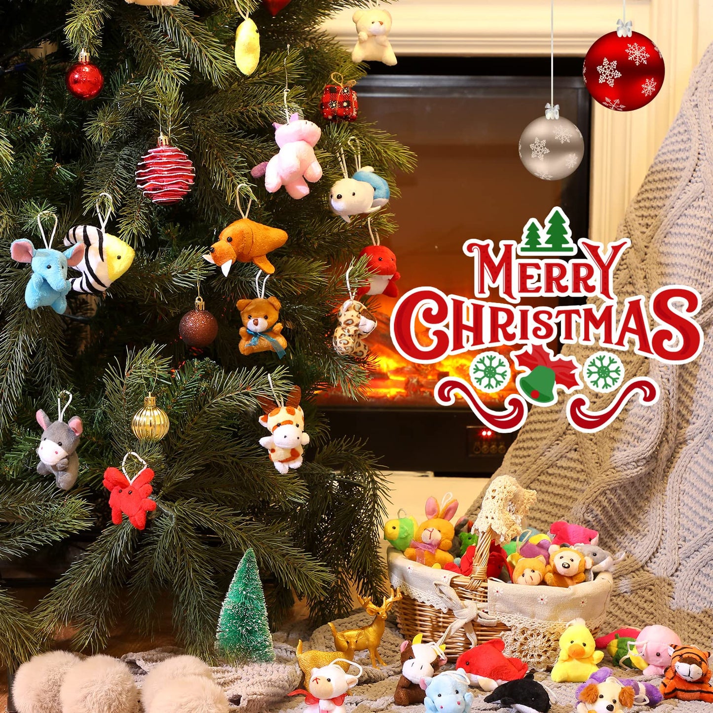 HyDren 120 Pcs Mini Animal Plush Toys Party Favors Small Stuffed Animals Bulk Cute Jungle Sea Animal Toy Keychain Decoration for Valentines Birthday Party Classroom Prize Teacher Student Award Gift