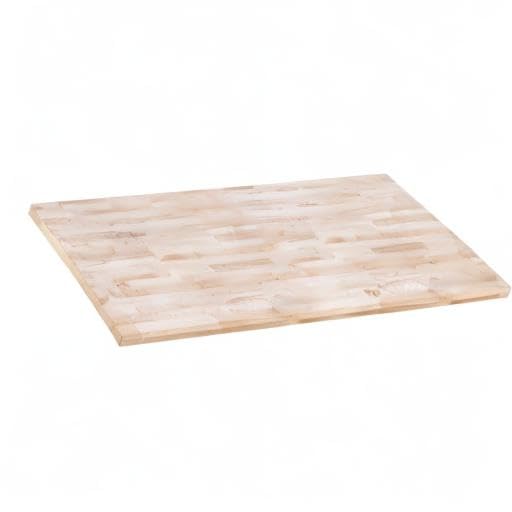 DuraSteel 30x48 Butcher Block Countertop - Maple Solid Wood Workbench for Kitchen, Restaurant, Cabinet, Desk Top, Wood Board, Large Counter Cutting Island Long, Bakery Worktable Dough - Table Top Only