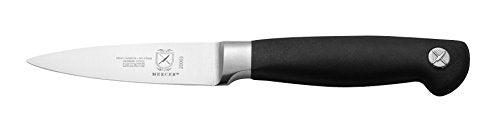 Mercer Culinary Genesis 10-Piece Forged Knife Set with Case, Steel/Black