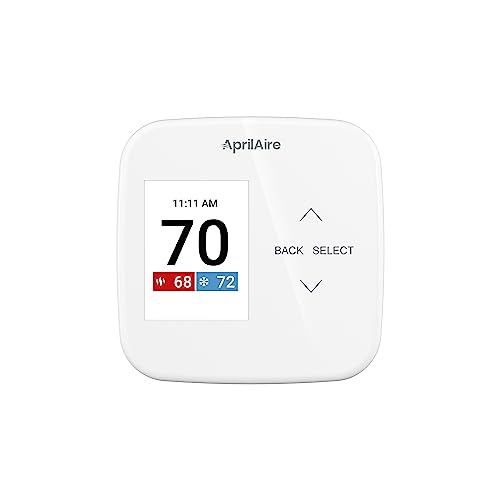 AprilAire S86WMUPR Wi-Fi Programmable Thermostat, Multi-Stage Universal with IAQ Control, 2H/2C Heat/Cool Stages or 4H/2C Heat Pump Stages