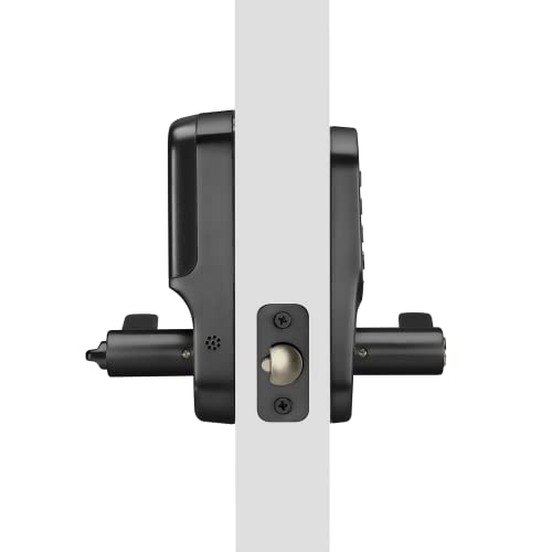 Yale Assure Lever Keypad with Z-Wave in Black Suede