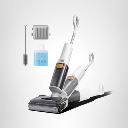 roborock F25 GT Vacuum Mop All in One, Wet Dry Vacuum Cleaner Cordless, 20000Pa Floor Cleaner Machine for Tile Hardwood Wood Vinyl Floor, Edge to Edge Self Cleaning Electric Mop with 180° Lie-Flat