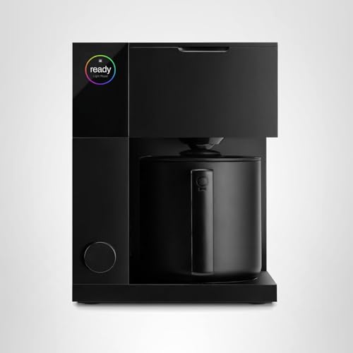 Fellow Aiden Precision Coffee Maker – 10-Cup Thermal Carafe, Programmable Drip Coffee Machine, Single Serve & Batch Brew, Adjustable Brew Strength, Removable Water Tank, Matte Black
