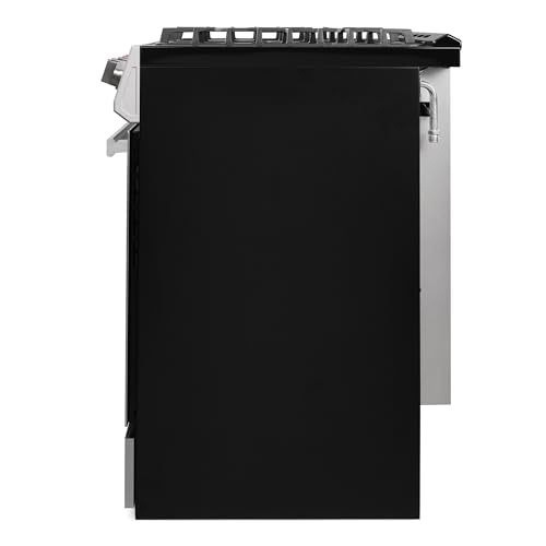 COSMO COS-305AGC 30 in. 5.0 cu. ft. Freestanding Single Oven Gas Range with 5 Burner Cooktop and Heavy Duty Cast Iron Grates in Stainless Steel