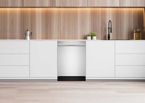 Sharp SDW6506JS 24-inch Stainless Steel Dishwasher, 49 dB, Third Rack, 12 Place Settings, Front Touch Controls