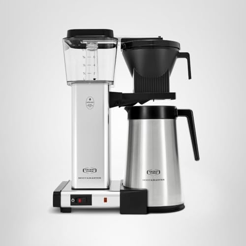 Technivorm Moccamaster 79312 KBGT Coffee Brewer, 40 oz, Polished Silver