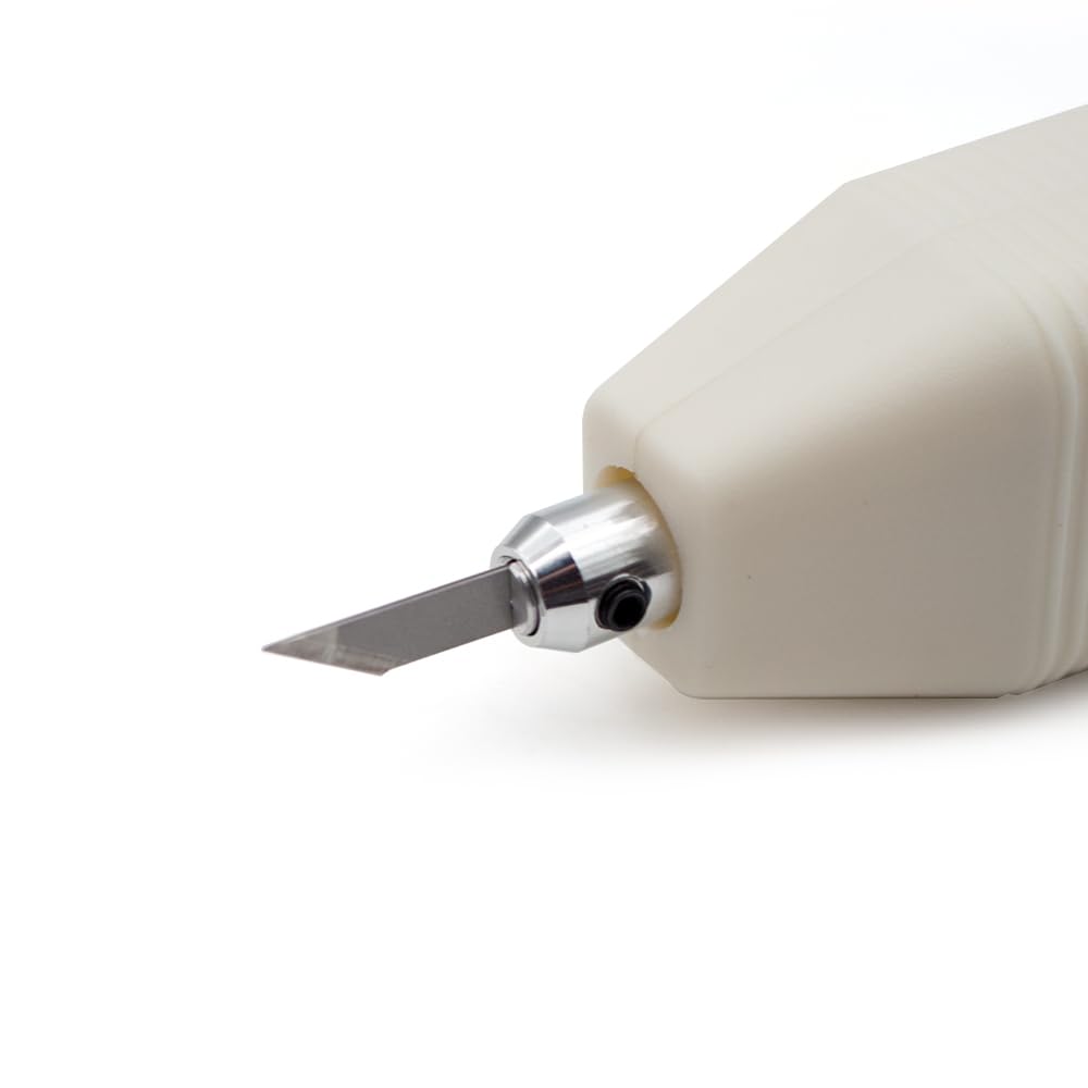 iDili DIY Ultrasonic Cutting Knife 35kHz - Handheld Cutter with 5 Replaceable Blades for 3D Prints (Resin/PLA), Wood, Plastic, PCB, Acrylic - Plug-and-Play Precision Tool for DIY Crafts & Prototyping