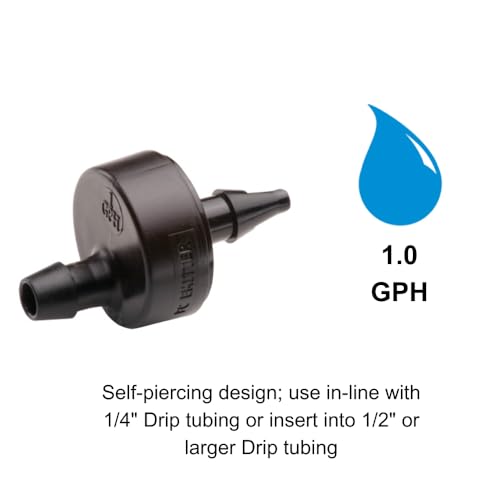 Rain Bird SW10-30PS Drip Irrigation Spot Watering Dripper/Emitter,1 Gallon Per Hour,(Pack of 300)