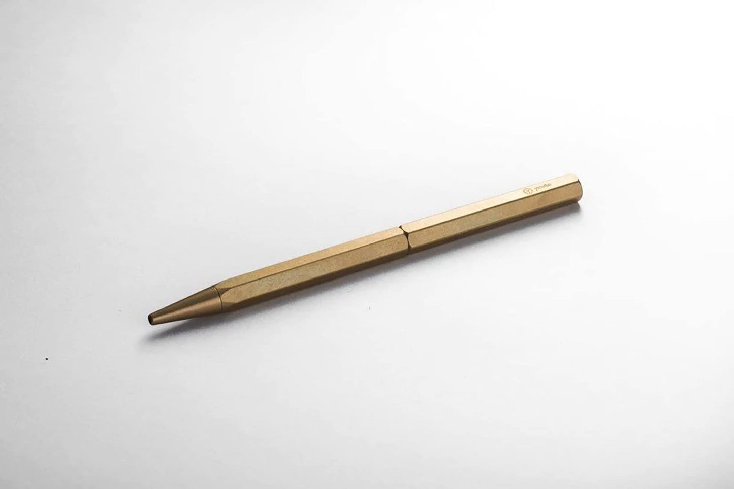 ワイスタジオ YSTUDIO Rotating ballpoint pen, classic ballpoint pen, made of brass, stunning luxury pen, the best ballpoint pen for professional administrative offices, exquisite designer pen (brass)