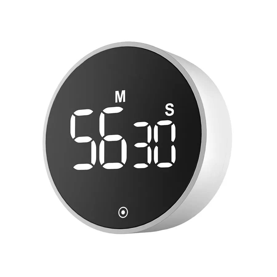 NSUQOA JSEIAJB LED Digital Kitchen Timer Cooking Shower Study Stopwatch Alarm Clock Timer Magnetic Electronic Countdown(E)