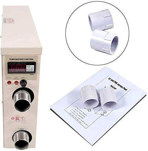 ZMM 240V 11KW Electric Pool Water Heater For Above Ground Inground Pool Hot Tub.,Upgrade Portable SPA Water Bath Heater Thermostat Swimming Pool Thermostat Heater Pump