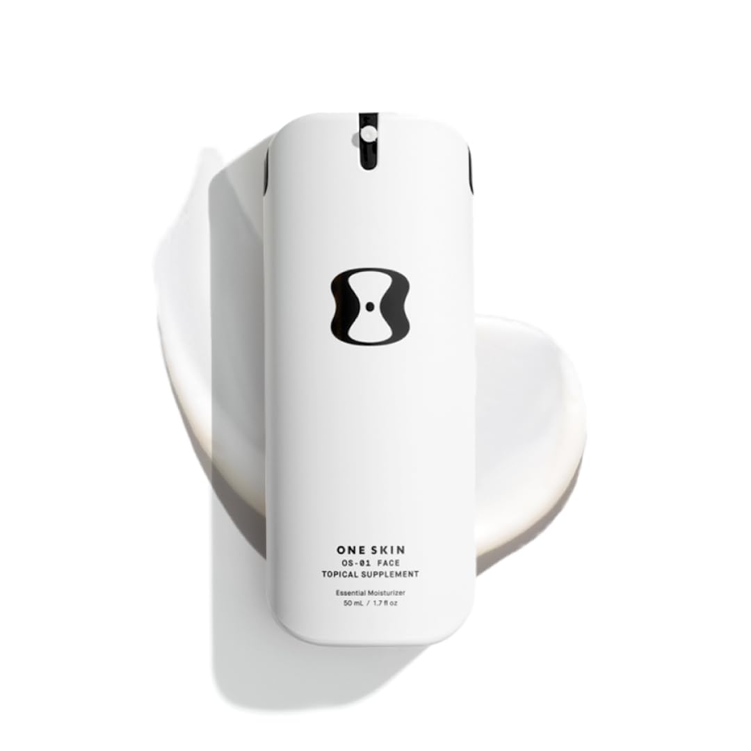 OneSkin FACE OS-01 Peptide Topical Supplement | Skin Longevity Age Reversal Moisturizer | Safe for Sensitive Skin, Fragrance-Free, 50 mL / 1.7 oz