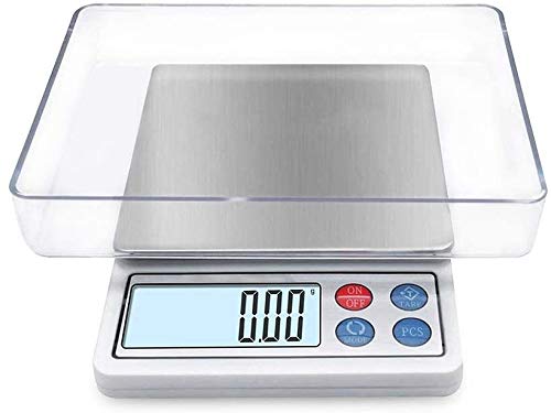 Digital Kitchen Pocket Scale Elegant Slim Design for Easy Storage Electronic Cooking Scale for Home/Kitchen 600G/0.01G Tare and Pcs Function