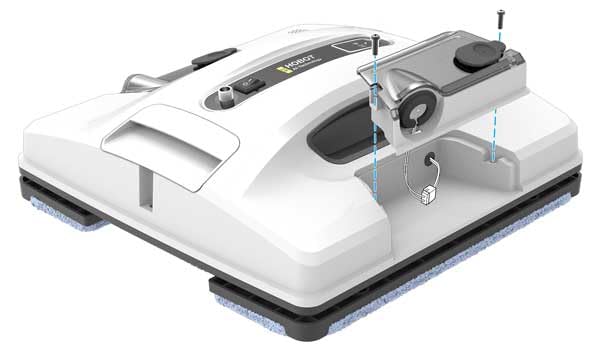 HOBOT-2S Window Cleaning Automatic Robot with Ultrasonic Water Spray, Intelligent Cleaning, AI Smart Route Plan, Dual Replaceable Water Tanks, and Control via Smartphone or Remote