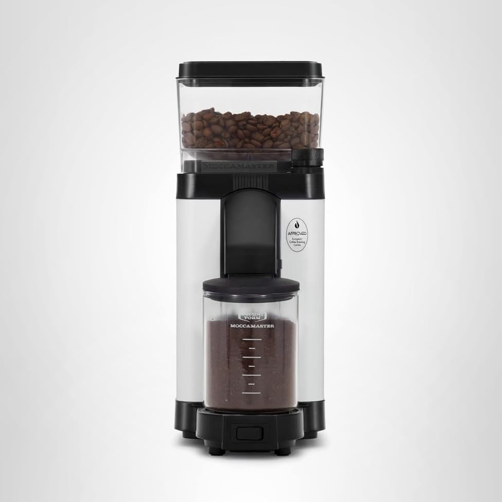 Technivorm Moccamaster 49522 KM5 Burr Coffee Grinder, Matte White