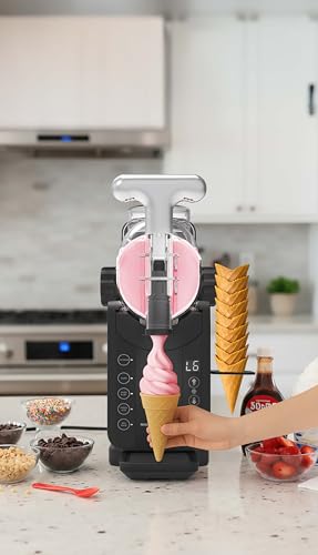 Magnavox Home, Ice Cream & Frozen Slush Drink Maker, Onyx (34OZ IceCream or 57OZ Slush at a Time)