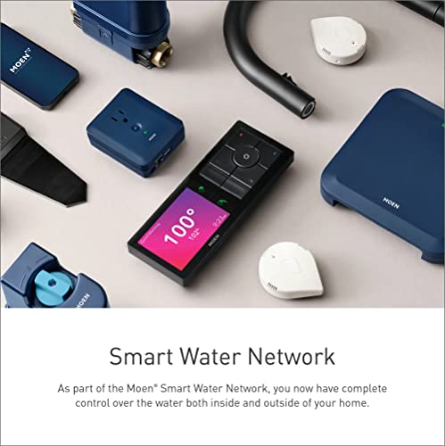 Moen 8-Zone Smart Sprinkler Controller, Wi-Fi Connectible Smart Irrigation System with Automatic Water Timer, WICNT008G1USA