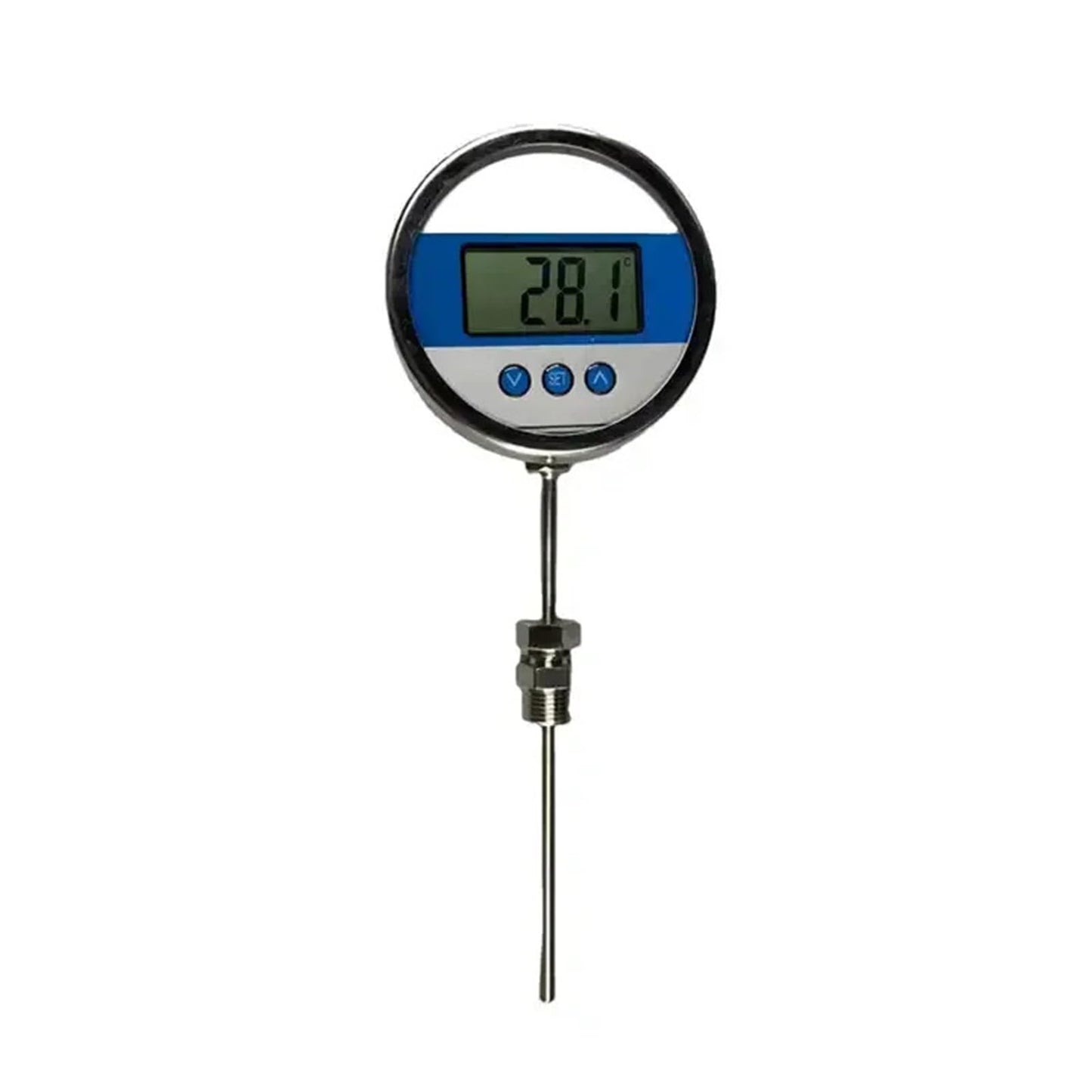XDAEZWFQ 1pcs Battery Powered on-site Temperature Display Instrument, and Anti-Corrosion Integrated Digital Thermometer(500mm)