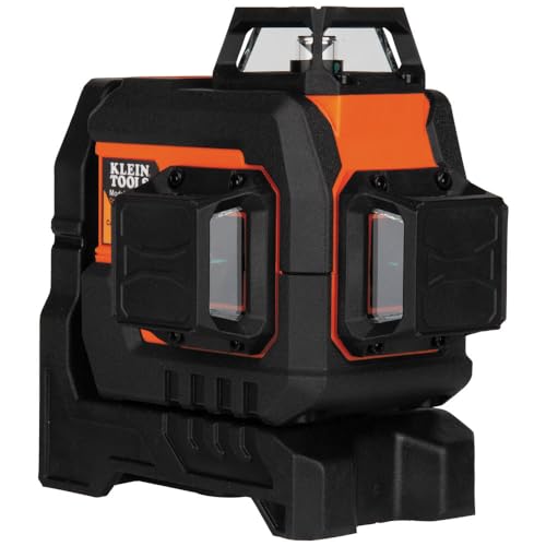 Klein Tools 93CPLG Compact Self-Leveling Laser Level, Bright Green Cross Line 360-Degree Laser Planes, Class 2 ≤ 1mW, Rechargeable, Magnetic Mount
