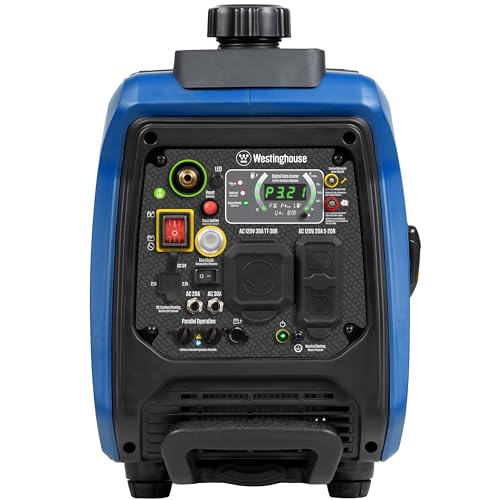 Westinghouse 4000 Peak Watt Super Quiet Dual Fuel Portable Inverter Generator, Remote Electric Start, Gas & Propane Powered, RV Ready, CO Sensor, Parallel Capable