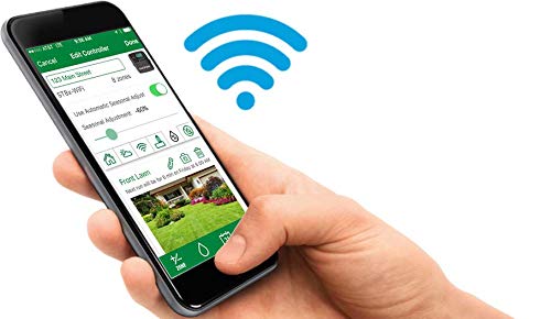 Rain Bird ST8O-2.0 Smart Indoor/Outdoor WiFi Sprinkler/Irrigation System Timer/Controller, WaterSense Certified, 8-Zone/Station, Compatible with Amazon Alexa