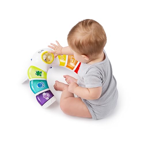 Baby Einstein Glow & Discover Light Bar Musical Toy, Activity Station, Sitting Up and Tummy Time Toy, Color and Animal Learning Toy, Infant Ages 3 Months+