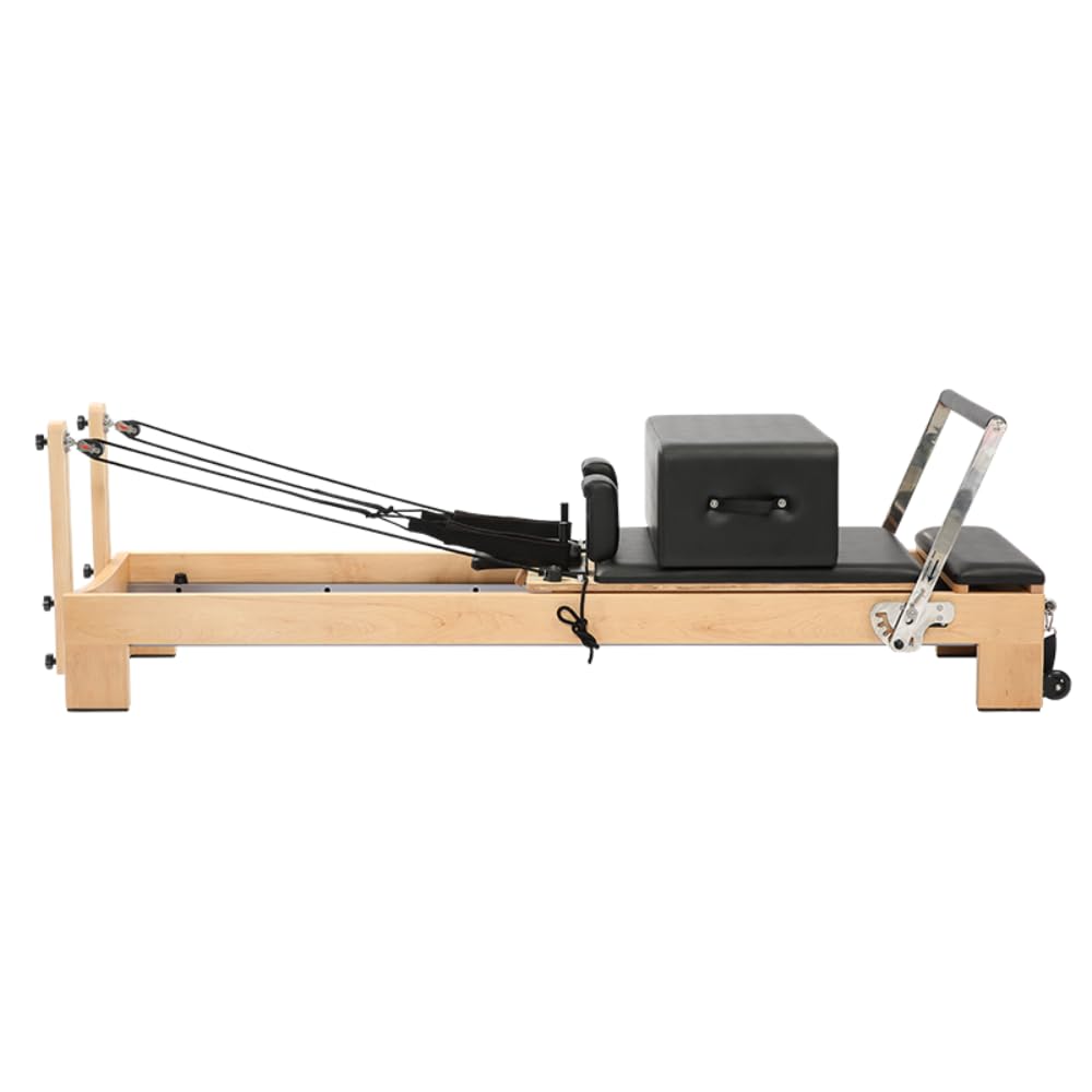ZGSDTF Pilates Reformer Sitting Box 27.4 x 15.6 x 11.2 inches, Pilates Equipment Accessories, Suitable for Home Workouts and Professional Studio Use (Black)